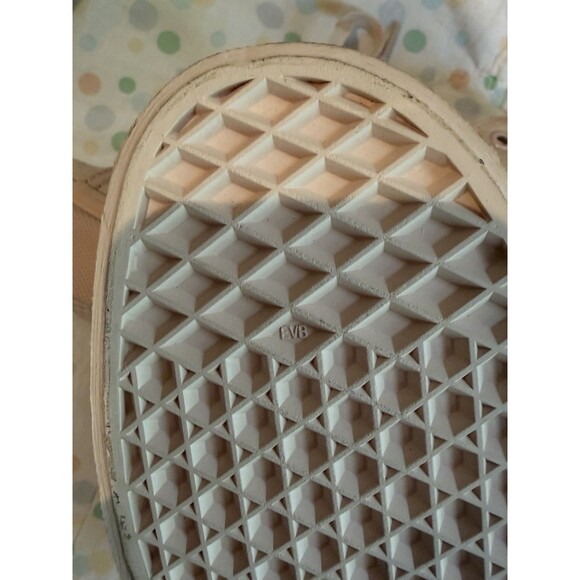 VANS Shoes Men 11 Pale Cream Pink  Canvas High Top Zip Sneakers Skate Rad main image 6
